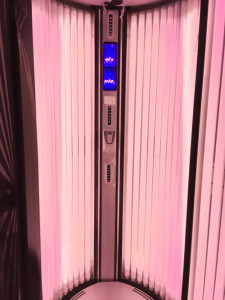 Red Light Therapy Tanning Vertical Sunbed Alisun Sunvision V300